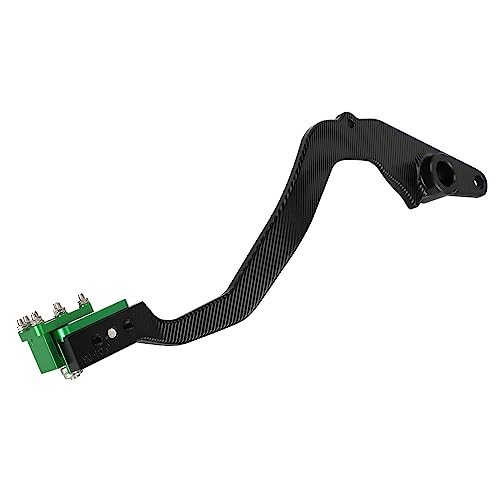Image of JFG RACING Motorcycle Folding Rear Brake Pedal Foot Lever CNC For KLR 650 KLR650 1987-2018 ADV Green
