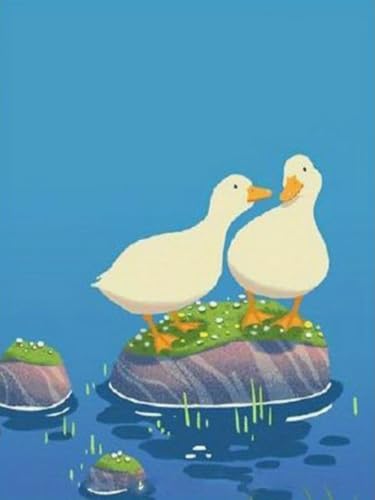 Diamond painting canard kit anti-stress pour réussir sa décoration murale
