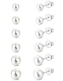 ☛GRANDE REGALO PER ORECCHINI DA DONNA --- I nostri orecchini di perle sono perfetti per essere inviati come regali per madre, fidanzata, moglie, sorella o colleghi ecc. Adorabili per ogni occasione speciale tra cui compleanno, laurea, San Valentino, anniversario, festa della mamma, Natale, Ringraziamento, Pasqua, ecc. È anche una buona scelta come gioielli da sposa, matrimonio, ballo di fine anno e festa.
