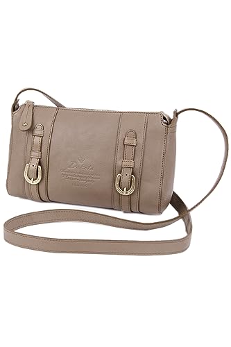 [ダコタ] ショルダーバッグ 本革 レディース グレー DA-1030300-11