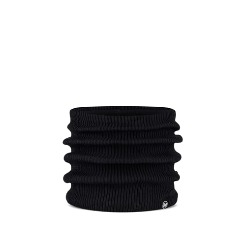 Buff Cache-cou tricoté & Fleece Noir : votre accessoire mode pour l'hiver