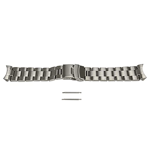 LXFFCOK 22mm Sólida Curvo End Watch Strap Band Bracelet Fit para SKX007 SKX009 7002. Assistir (Band