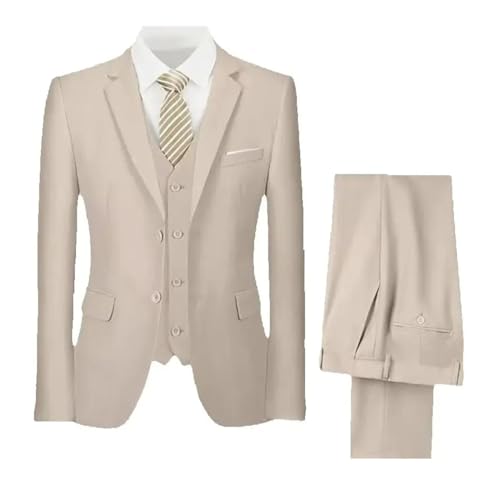 Men's 2-Piece Formal Suit Slim Fit Blazer Pants Business Wedding Essential3