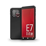 emporiaSMART.7lite Senioren-Smartphone ohne Vertrag, Android 15 Handy mit Notruftaste, 5,45" Touchdisplay, NFC, Fingerabdrucksensor, Hörgerätekompatibel, Großes Display, Einfache Bedienung, Schwarz