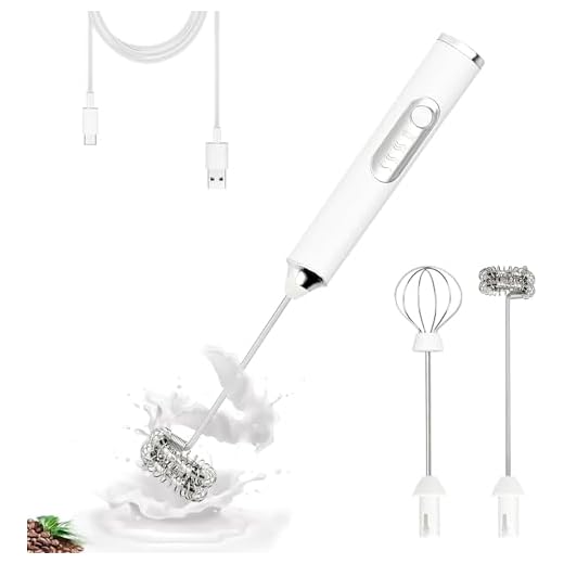 Batedor de leite elétrico portátil Mixer Elétrico Recarregavel USB misturador Batedor de Ovos / Leite / Café Batedor de ovos aço inoxidável 3 velocidades