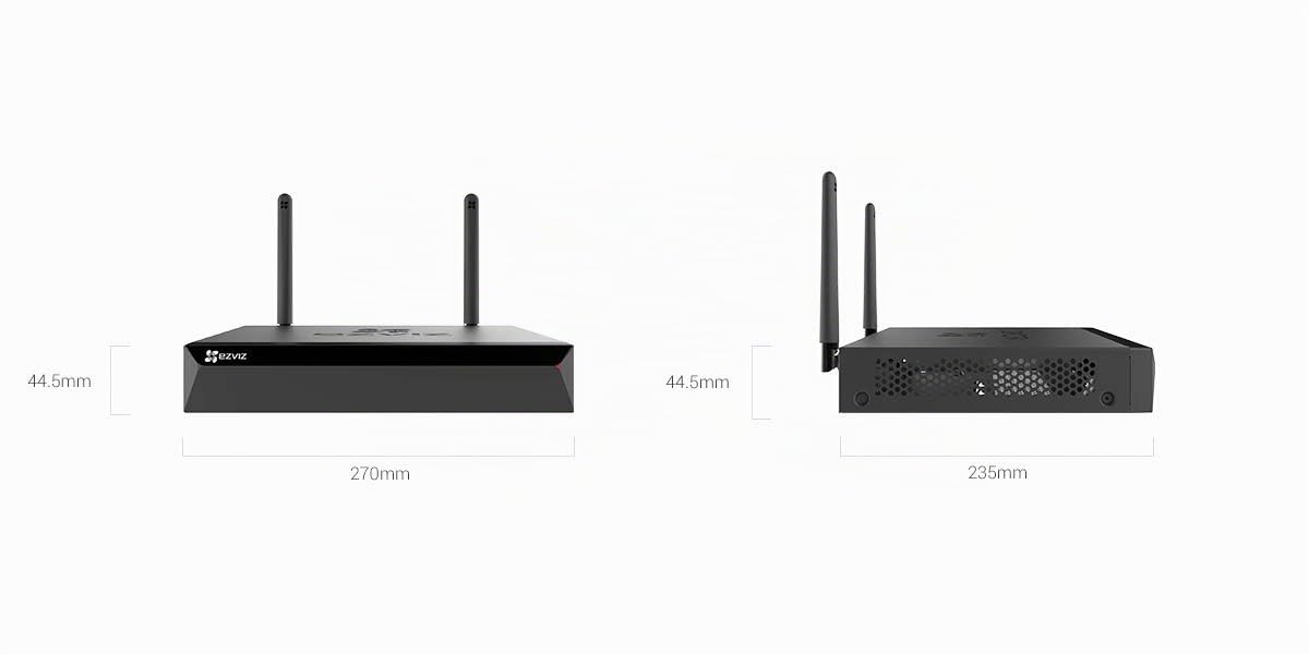 EZVIZ X5S-8W Negro