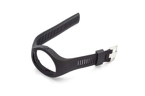 vhbw Brazalete, correa TPE compatible con Polar M200 smartwatch - 25 cm negro