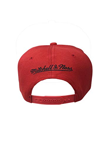 Gorra Snapback Chicago Bulls Roja Mitchel & Ness miniatura 3