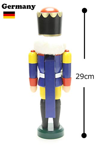 Nussknacker aus dem Erzgebirge – Seiffener Volkskunst König 29 cm