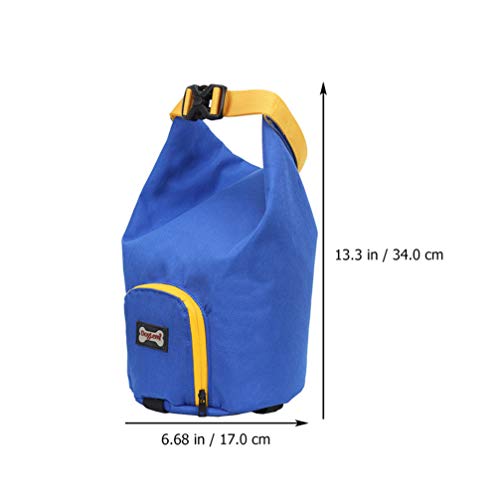 Bolsa de viagem para comida de cachorro Balacoo à prova d'água, bolsa de treinamento dobrável para