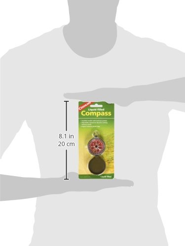 Brújula líquida impermeable Coghlan's para camping miniatura 5