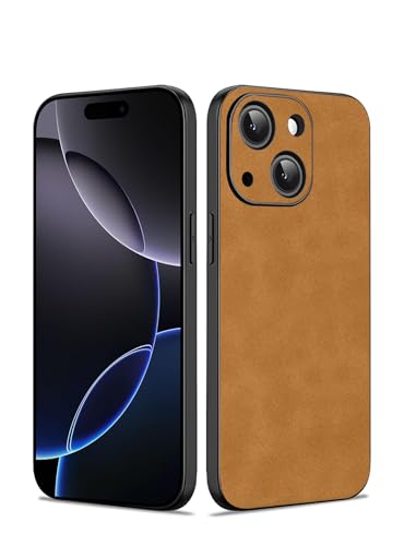 Coque iPhone 15 marron : finis les smartphones glissants avec cet étui antichoc