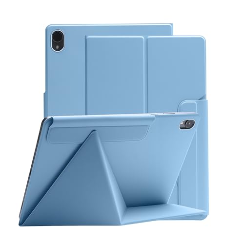 Image of Magnetic Case for Samsung Galaxy Tab S11 (11 inch) 2025 - Model SM-X730 /SM-X736 Tablet with S-Pen Holder, Auto Wake /Sleep Smart Tablet Cover, Ice Blue