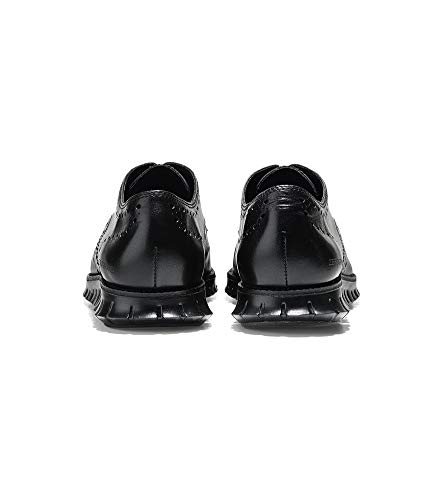 Cole Haan Men's Zerogrand Wing OX Leather Oxford, black closed hole/black, 11 Wide US4