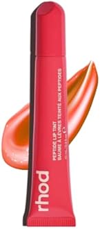 Rhod Peptide Lip Tint | Hydrating Tinted Lip Balm | Buildable, Creamy Color & Lip Care | Moisturising | Non-Sticky | Soft & Smooth Lips (GUAVA SPRITZ)