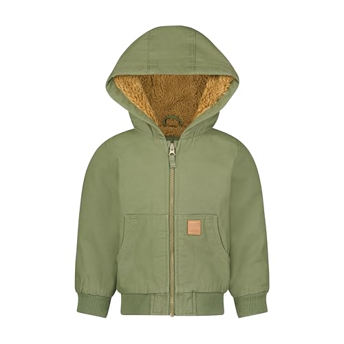 Image of LONDON FOG Boys' Hooded Sherpa-Lined Bomber Jacket