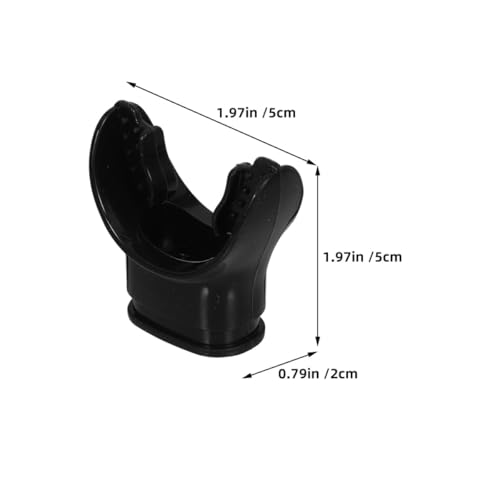 Boquilla de silicona transparente para snorkel valvula de mordida pack 10 2