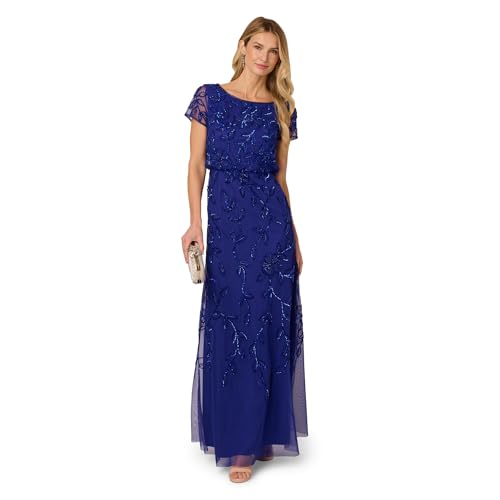 Image of Adrianna Papell Embellished Mikado Gown