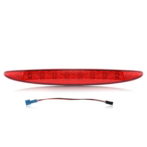 Baceyong Troisième Feu Stop à LED, 3e Feu Stop Arrière à Montage Haut Compatible avec Mini Cooper R50, R53 2002-2006, remplace 63256935789, lentille rouge