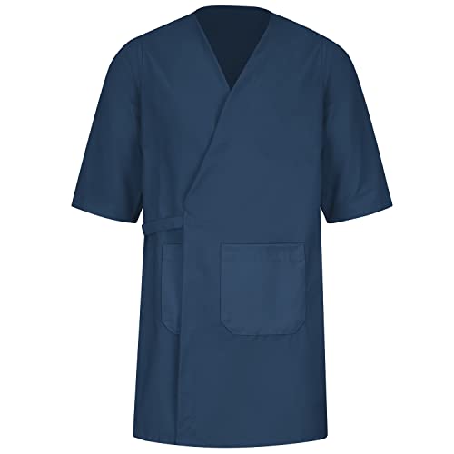 Red Kap Men's RK Collarless Butcher Wrap3