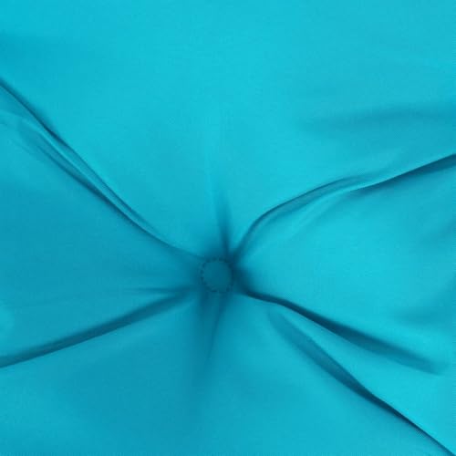 Coussins de chaise 40x40x7 cm galette de chaise tissu turquoise