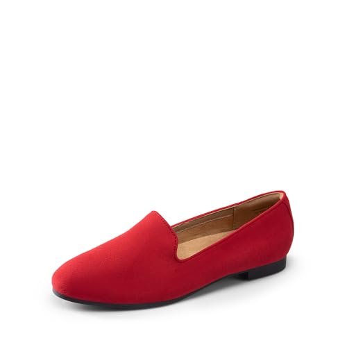 Image of DREAM PAIRS Round Toe Flats for Women Dressy Comfortable, Slip-On Dress Business Casual Office Work Shoes for Women