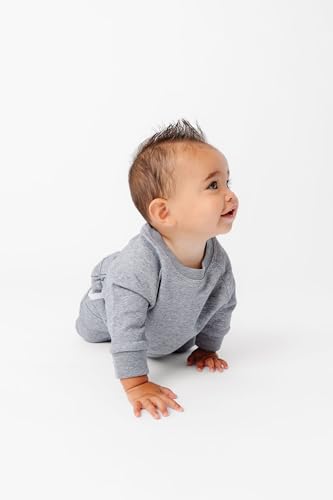 Copper Pearl Crew Sweatshirt: Ultra-Soft Gender Neutral Toddler Sweatshirt, Perfect Cozy, Classic Fit Baby Sweatshirt for Baby Boy Clothes and Baby Girl Clothes - Gray, 18-24m4