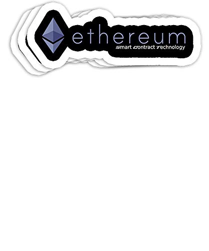 Ethereum - ETH Smart Contract Technology Gift Decorations - 4x3 Vinyl Stickers, Laptop Decal, Water Bottle Sticker (Set of 3)