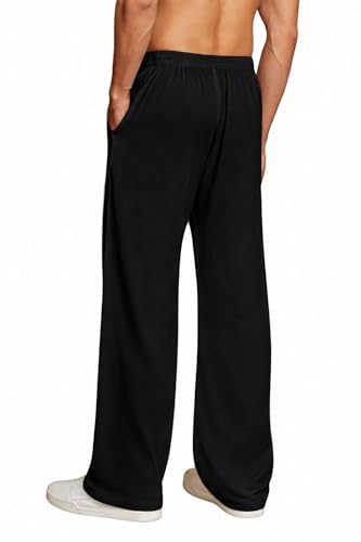 Image of Men's White Korean Cotton Pant | Baggy Pajama for Kurta | Loose Fit Pajama for Kurta |