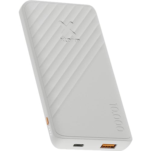 Cargador portátil Xtorm XG2100 Go2 10000mAh 15W cargador móvil blanco ceniza