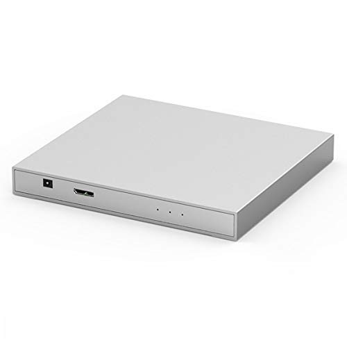 Mig Scatola per Disco Rigido Mobile LAN Shuo Scatola da 2,5 Pollici per Array di Dischi rigidi da 2,5 Pollici Scatola per Disco Rigido Multifunzionale in Metallo USB 3.0, Una Porta USB 3.0