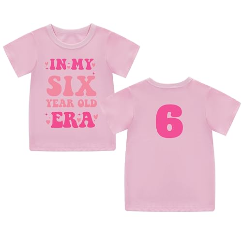 Little Girl Five Six Seven Eight Nine Ten Birthday Shirt in My Five-Ten Years Old Era T-Shirts2