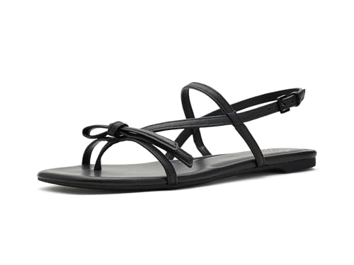 Image of kate spade new york Loop Smooth Leather Flat Sandal