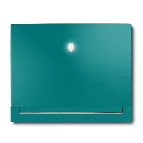 Image of MightySkins Skin Compatible with Alienware X16 R1 (2023) Full Wrap Kit - Solid Teal | Protective, Durable, and Unique Vinyl Decal wrap Cover | Easy to Apply & Change Styles | Made in The USA