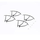 4 pcs Protecteur de protection d'hélice noir bouclier couvercle de protection pour Syma X5...