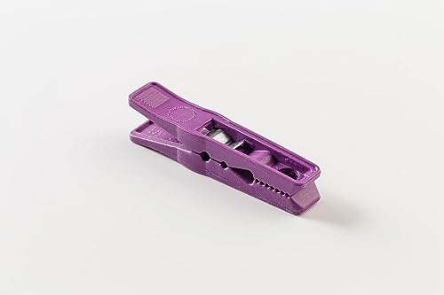 La Mejor Lista de Flexos de pinza , listamos los 10 mejores. 41 Plasti-Flex - Alfileres de plástico para ropa - Pinzas para colgar ropa, secado, recorte, clips de ropa para secar ropa con mecanismo de pellizco, color morado, 12 paquetes