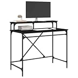 【Utilisations suggérées】 Super pour des bureaux, des studios à la maison ou des coins d'étude, ce bureau s’adapte à plein d'environnements. Ses étagères sont parfaites pour organiser les fournitures, et la surface spacieuse est idéale pour écrire ou travailler sur un ordi. Son style industriel va bien avec différents décors et apporte une touche moderne aux intérieurs rustiques. C'est parfait pour les pros, étudiants ou créatifs qui veulent un espace bien rangé.