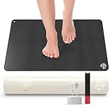 Grounding Mat for Desk to Improve Sleep, Pain Relief, Inflammation, Balanced Energy, 16 x 24 inch 3MM Thickened Earthing Mat Grounding Pad for Feet, Working, Yoga, Enjoy The Grounding Effect at Home