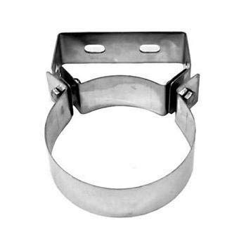 Collier mural renforcé D.400 inox AISI316L