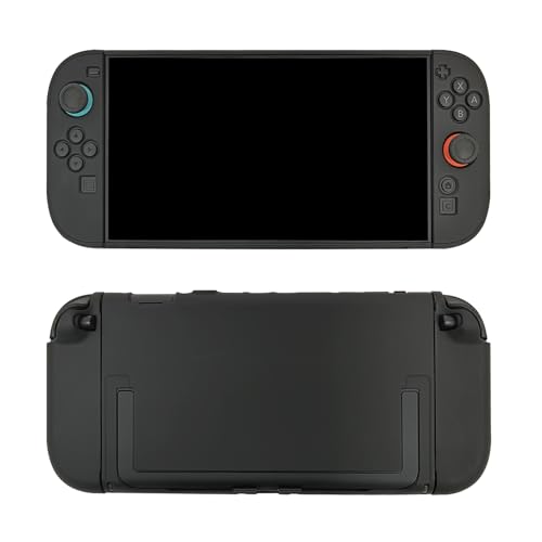 Ryo楽々生活館 Switch 2 対応 保護 ケース 2025モデル Joy-Con カバー 分離式 3点セット ドック対応 スイッチ2 専用 カバー 極薄軽量 装着簡単 耐衝撃 Switch2 スイッチ2用ケース ドッキング可能 ブラック