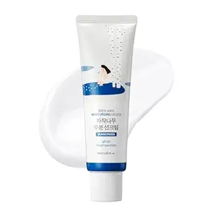 ROUND LAB Birch Juice Moisturizing UV LOCK SPF 45 | NBC No1 SPF, Glow Sunscreen for Daily Skincare, Non-toxic, UV Protection, Lightweight, Oil-Free, Organic, Korean Sunscreen (1.69 Fl Oz)