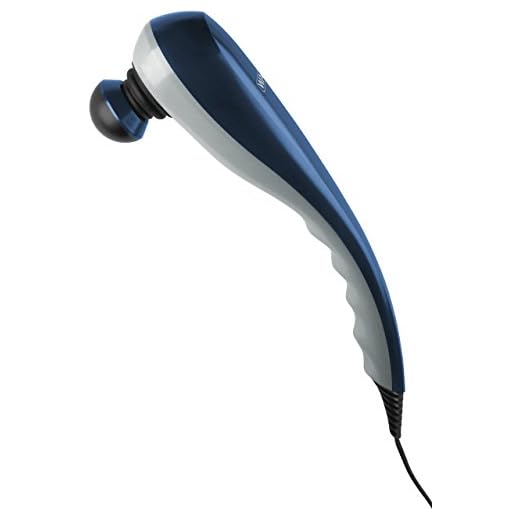 Wahl Deep Tissue Percussion Therapeutic Handheld Massager – Variable Intensity to Relieve Pain in the Back, Sciatica, Neck, Leg, Foot, Shoulders, Muscles, Tendinitis, & Arthritis, Gray Metallic.