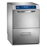 Lavavajillas Industrial para Hosteleria - Lavavasos Profesional Hostelería Digital 350x350 mm | Lavavajillas Industrial Hostelería | Máquina Lavavasos con Control Electrónico | Acero Inoxidable