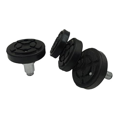 Image of 4pc 35mm Car Lift Pad Rubber Tray Heightening Feet Plus High Leg Pads Shaft Diameter