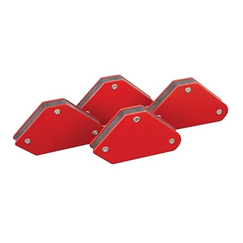 DIYEAH Soporte de Soldadura Magnético Mini 4 Piezas Imanes Potentes para Soldadura Ajustable Diseño Compacto Angulos 45/90/135 Accesorios para Taller