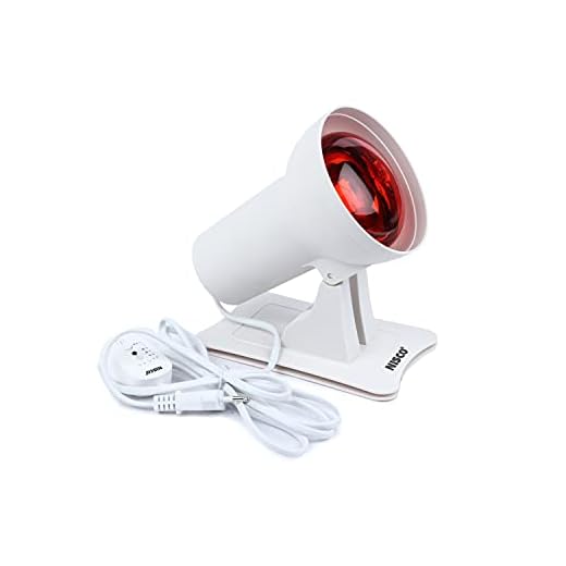 Niscomed Infrared Light Heat Lamp Red Light Therapy, Blood Circulation, Back Pain, Muscle Pain, Joint Pain, Neck Pain, Shoulder Pain 150W