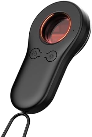 Hidden Camera Detector, Portable Privacy Protector for Solo Users, Traveller, Car Trip, Rentals, Anti-Surveillance Anti-Spy Camera Finder with Intrusion Alert and LED