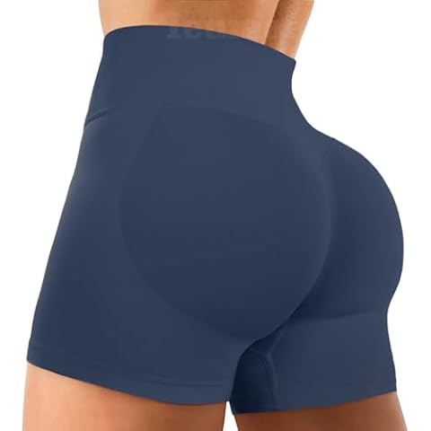 Ieumaz Amplify Womens Seamless Scrunch Shorts Workout Shorts Gym Shorts Contour Shorts 5" High Waisted Running Yoga Shorts Cover