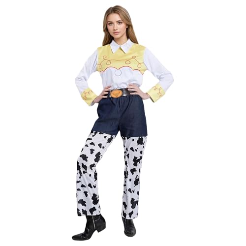 Wildarms Conjunto Vaquero Vintage para Halloween Mujer - Shorts
