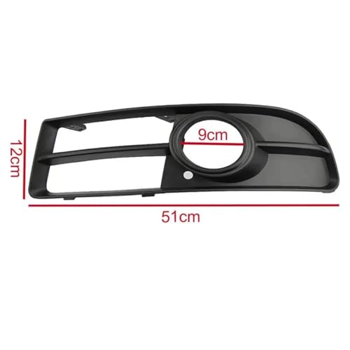 Cubierta de luz antiniebla premium para parachoques delantero de S4 B7 modelos de 2005 a 2008. 2